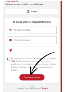 Life11 Referral Code Registration Steps