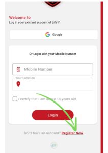 Life11 Referral Code Registration Steps