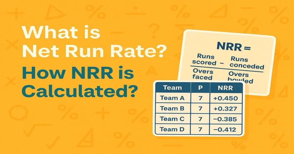 Cricket Run Rate Calculator vs Net Run Rate Calculator comparison explained