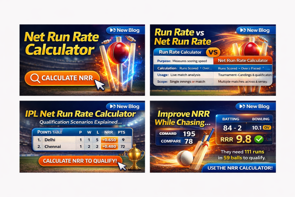How to calculate Net Run Rate in cricket with formula and example