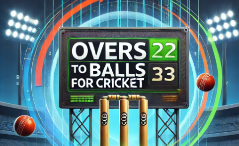 Overs to Balls Conversion Calculator