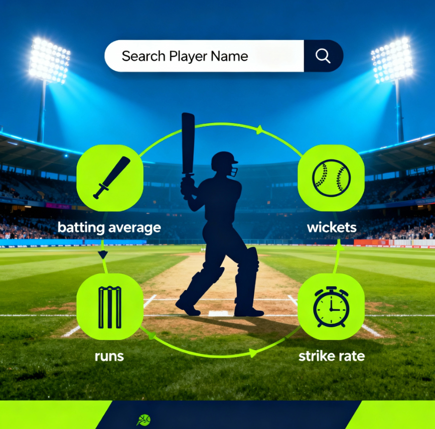 Cricket Player Stats & Profile Search