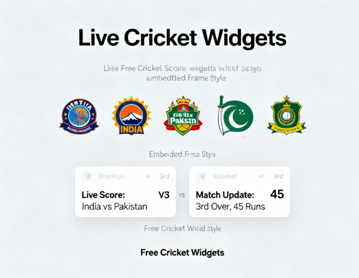 Free Cricket Widgets