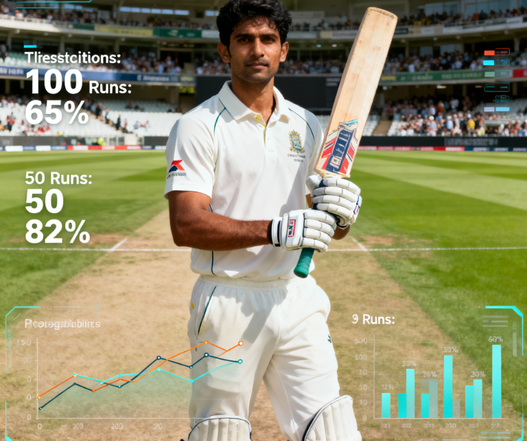 Cricket Milestone Probability Calculator