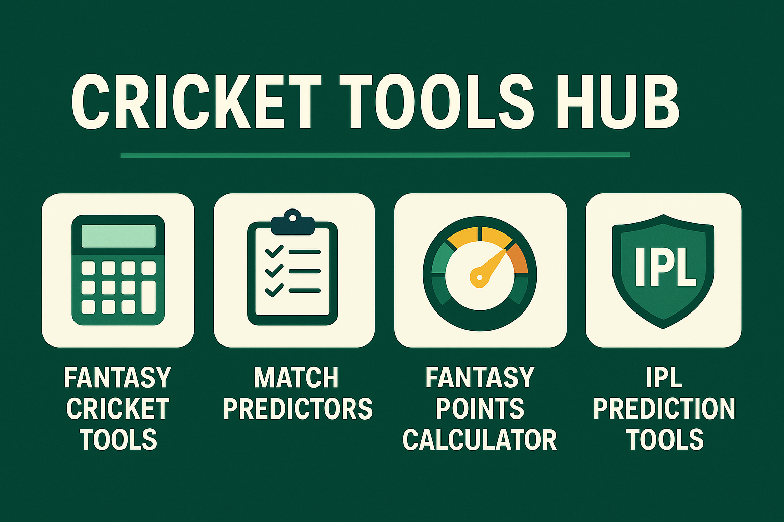 Fantasy Cricket Tools