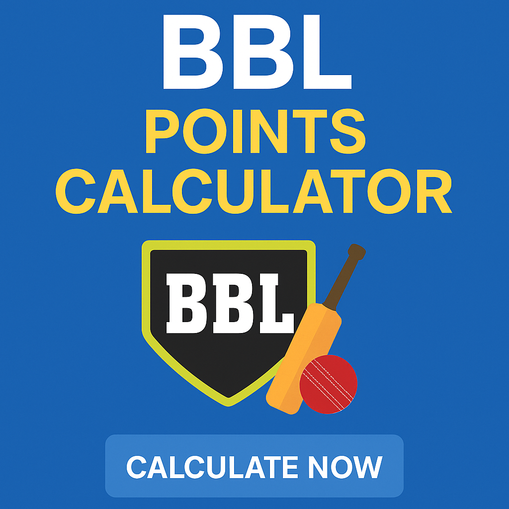 BBL Points Calculator