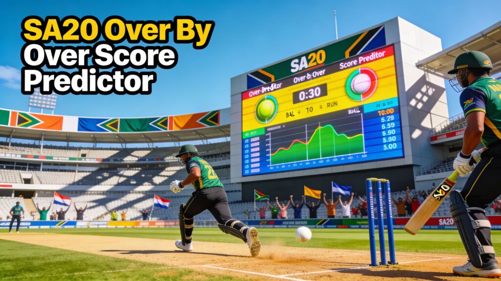 SA20 Over By Over Score Predictor