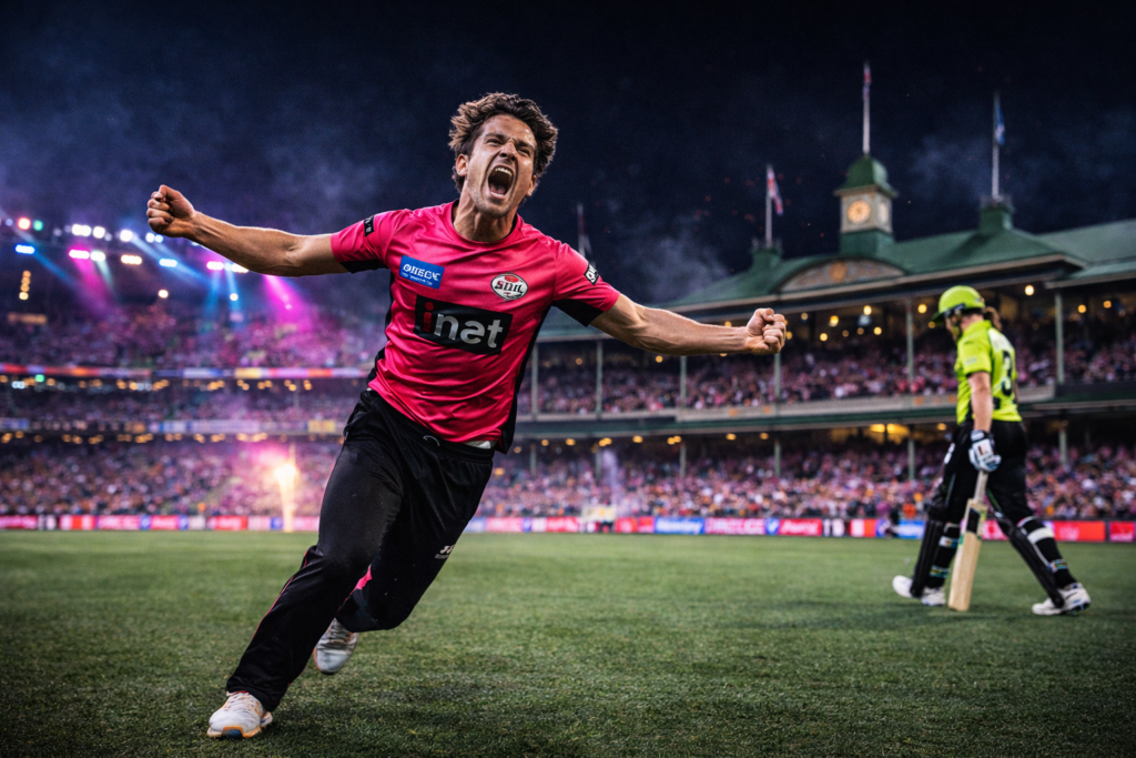 BBL live win probability and toss impact for today’s cricket match