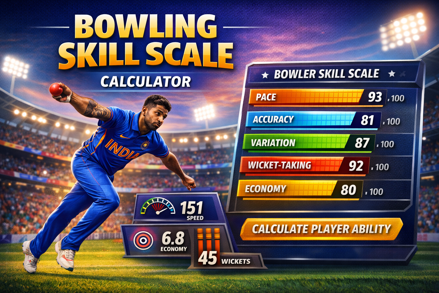 Bowling Skill Scale Calculator