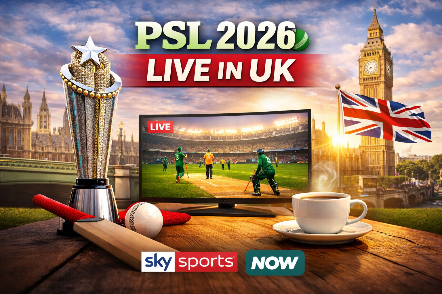 Where to Watch PSL 2026 Live in UK (TV + Streaming)