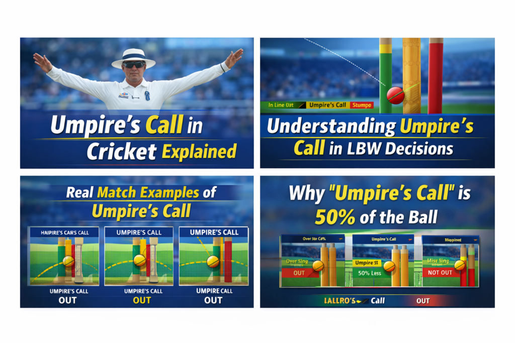 Umpire’s Call in Cricket Explained