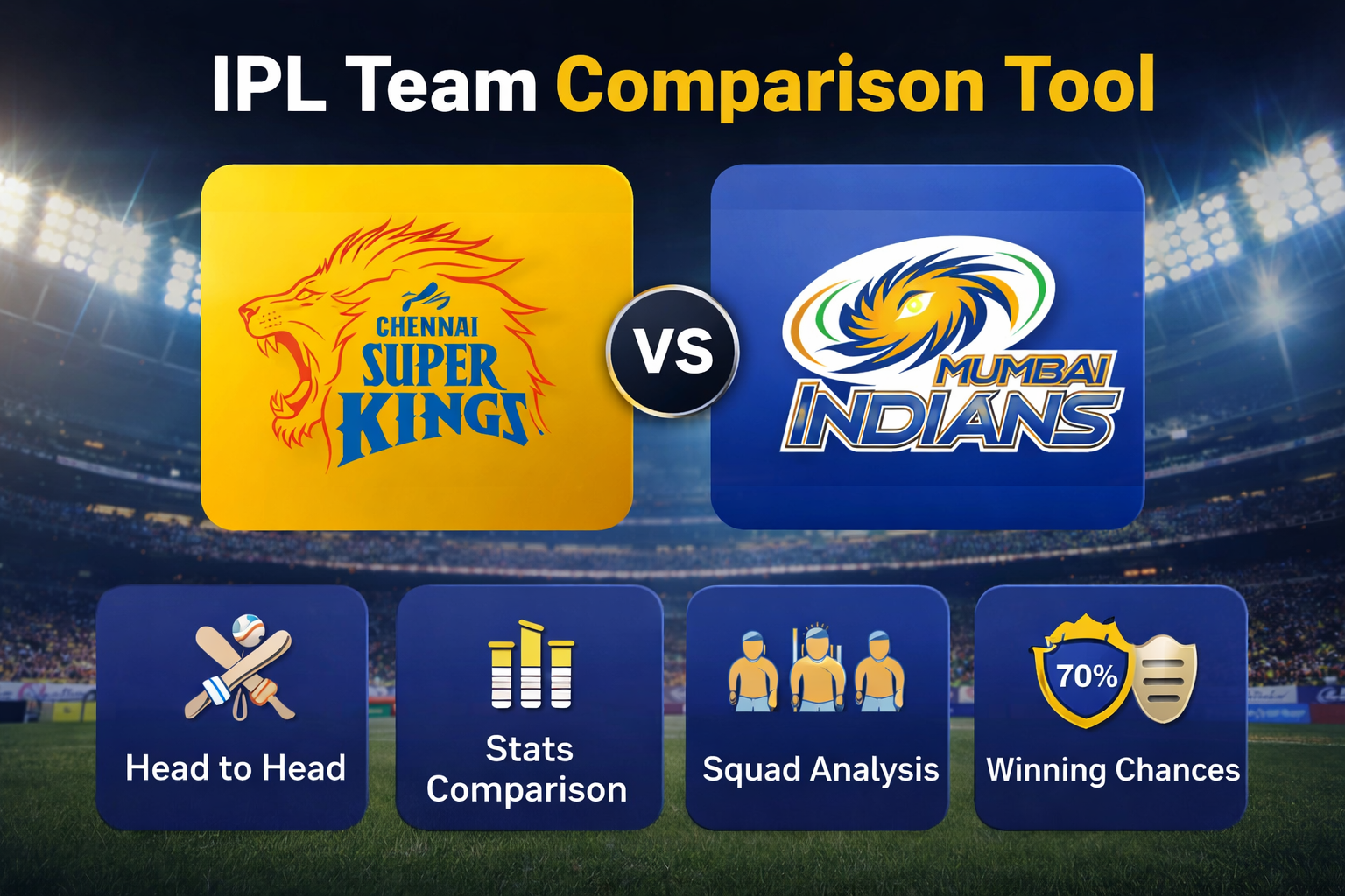 IPL Team Comparison Tool