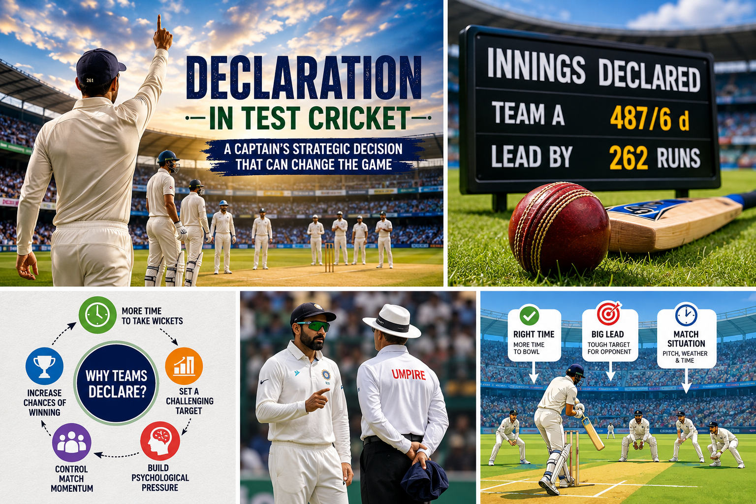 Declaration Rules in Test Cricket: Complete Guide for Fans